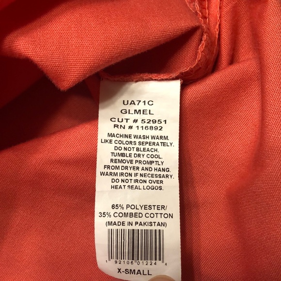 UA Men’s Unisex Scrub Top Extra Small - Picture 2 of 12